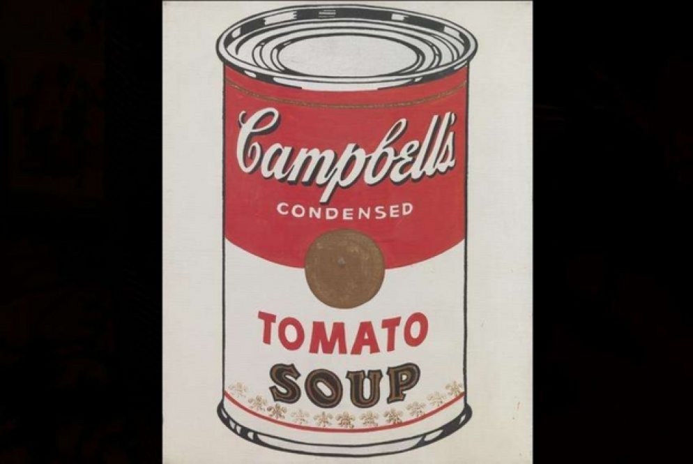 Andy Warhol: il barattolo della zuppa Campbell.