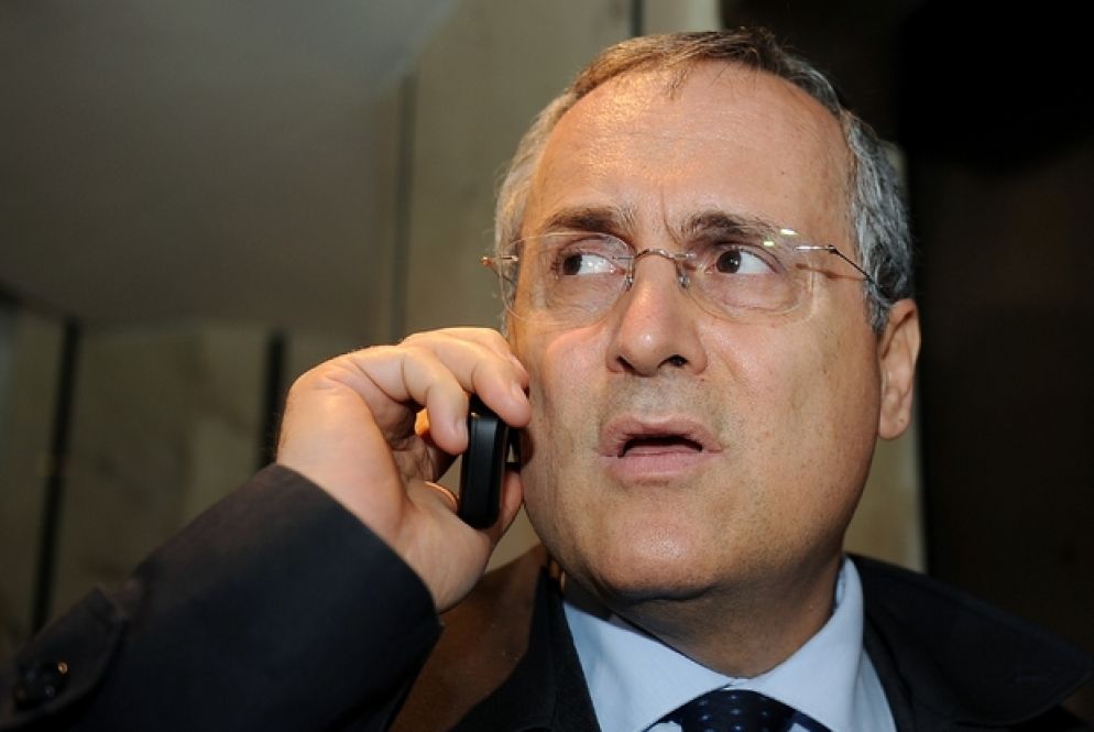 Il presidente della Lazio, Claudio Lotito