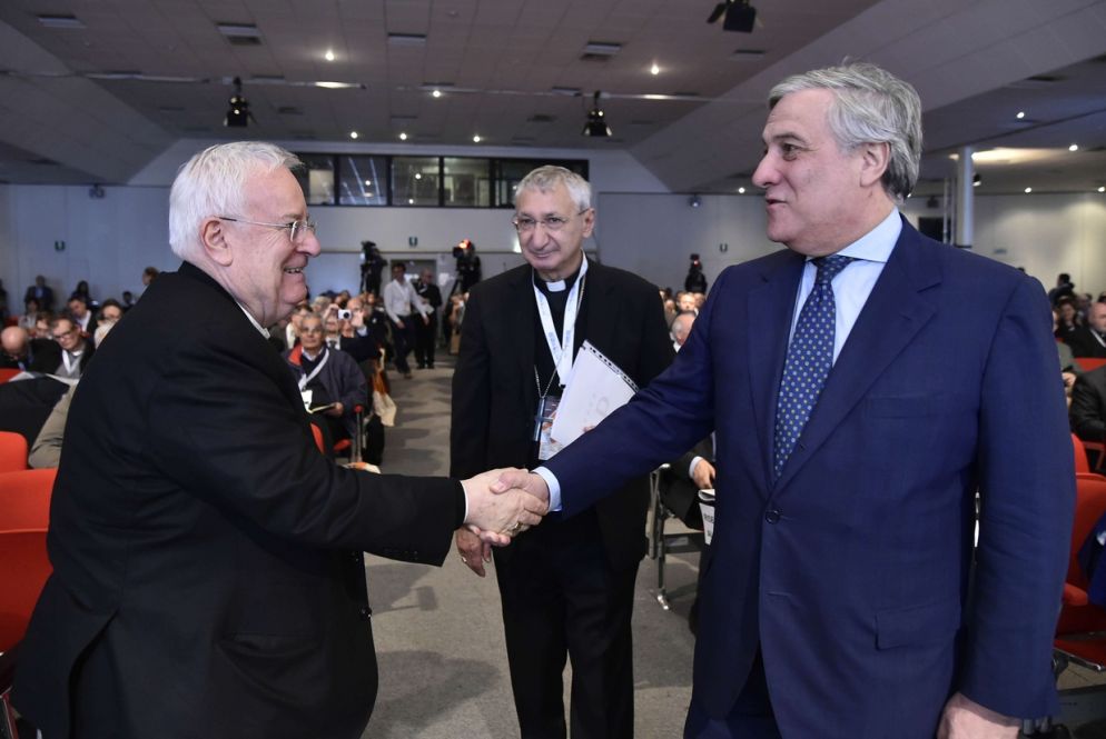 Antonio Tajani e Gualtiero Bassetti