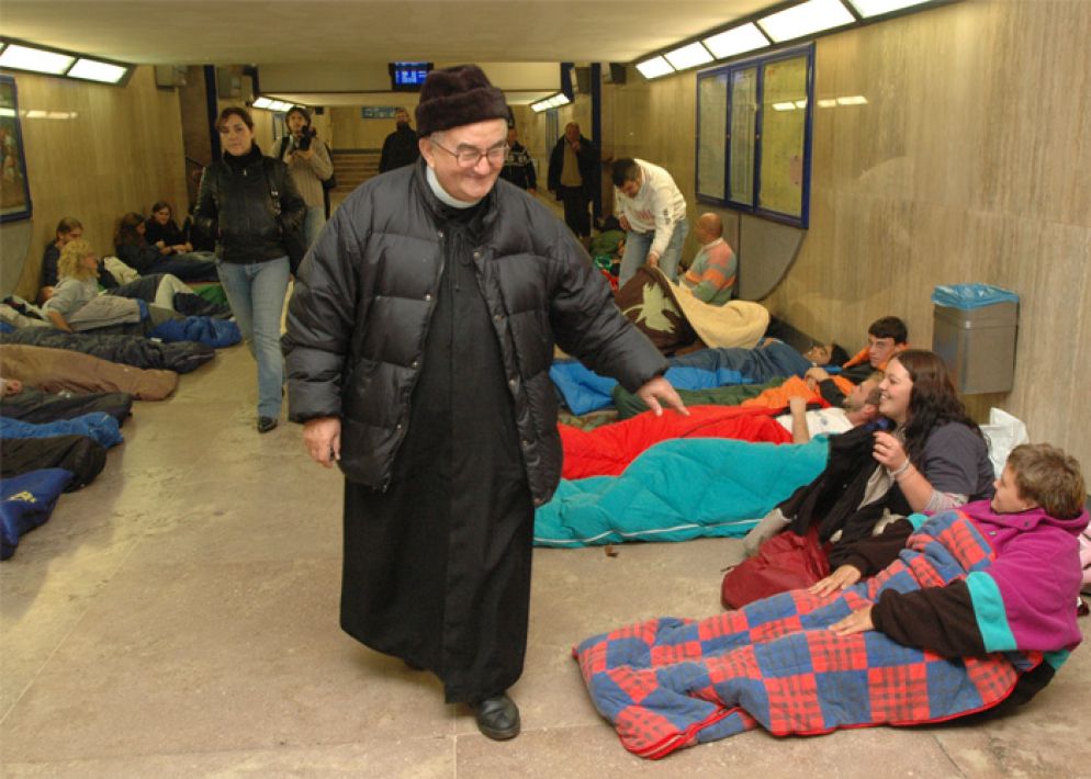 Per i senza tetto ha aperto le Capanne di Betlemme. Qui ha vissuto gli ultimi giorni