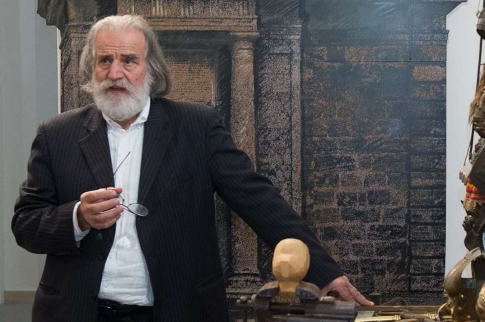 Il puparo Mimmo Cuticchio al Palazzo del Quirinale (Francesco Ammendola)