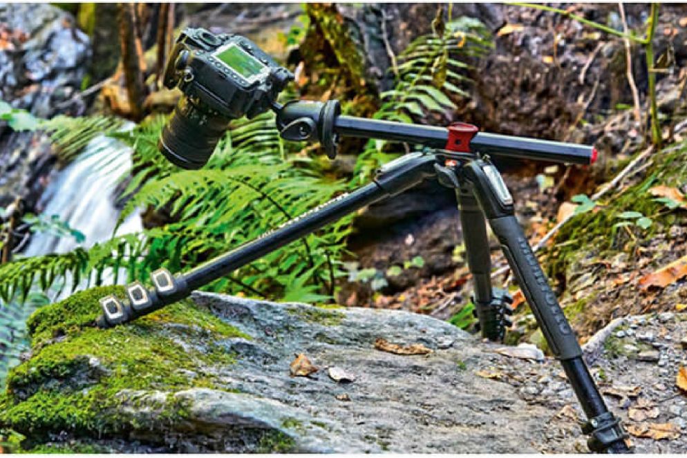 Un uso "estremo" del treppiedi 190, uno dei prodotti simbolo dell'azienda vicentina