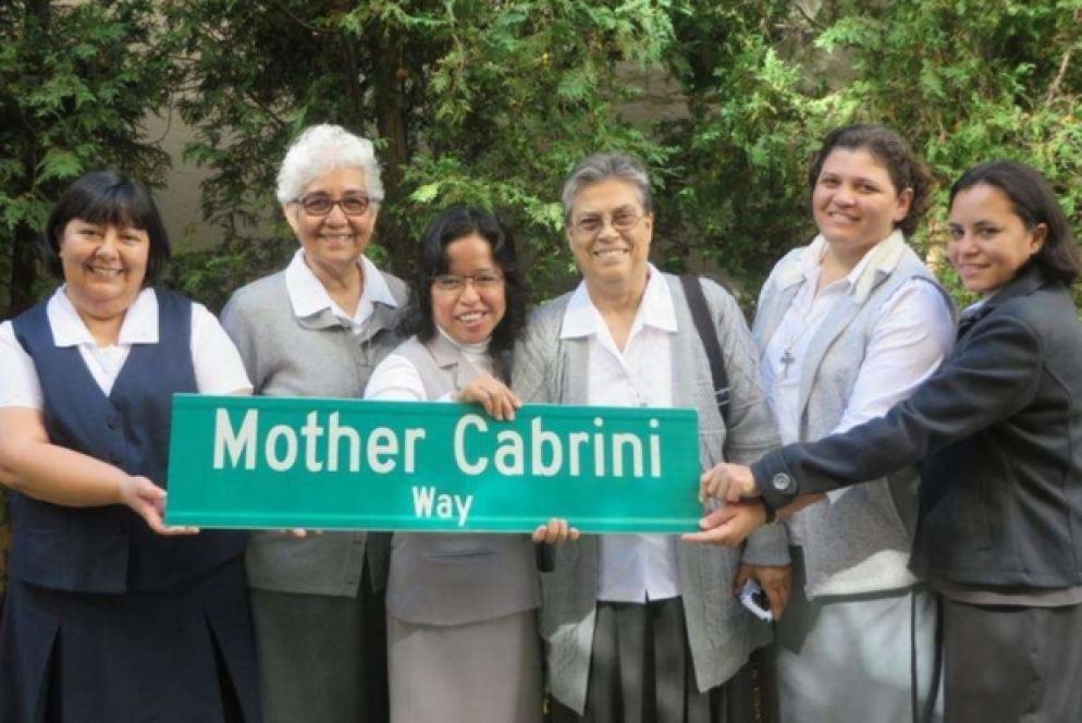 Intitolazione di una via a Santa Cabrini a New York, lo scorso 20 ottobre