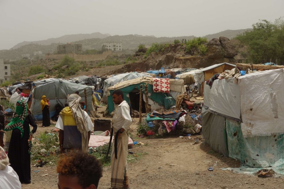 Taiz, sfollati (Nigel Timmins/Oxfam)