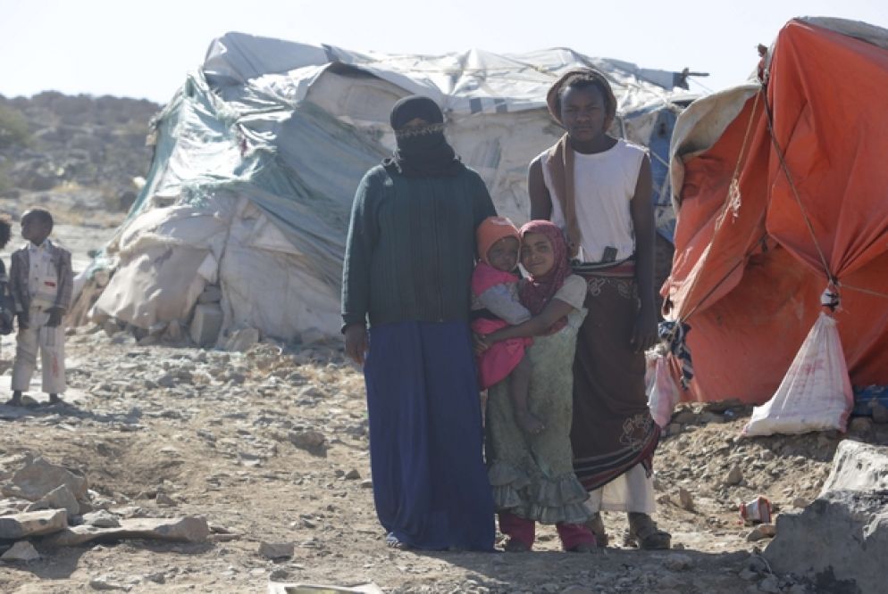 Un campo profughi (Mohammed Al-Mekhlafi/Oxfam)