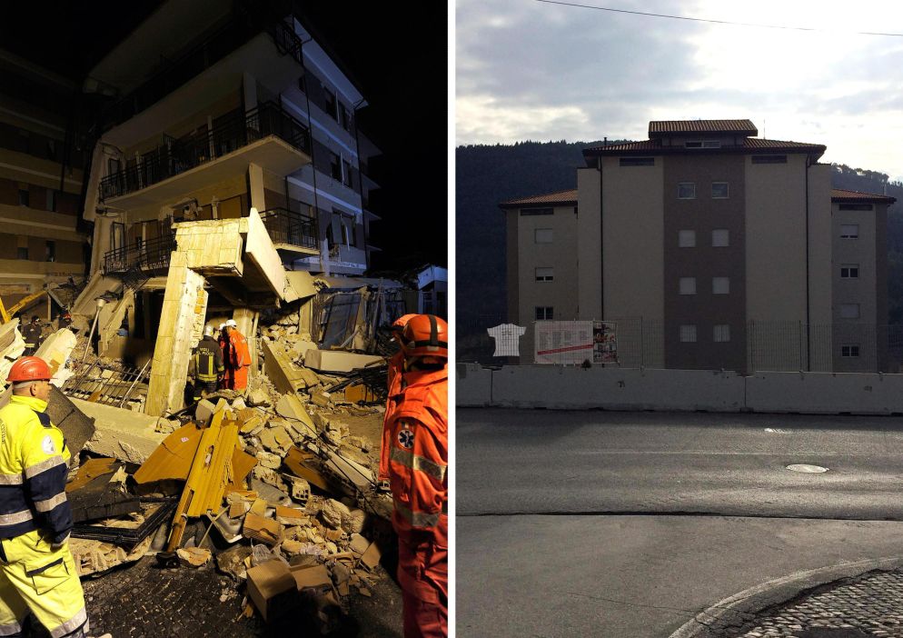 La Casa dello Studente a L'Aquila. Oggi al posto di quello studentato ecatombe dove morirono otto universitari c'è uno spazio che dovrà ospitare il memoriale delle vittime del sisma