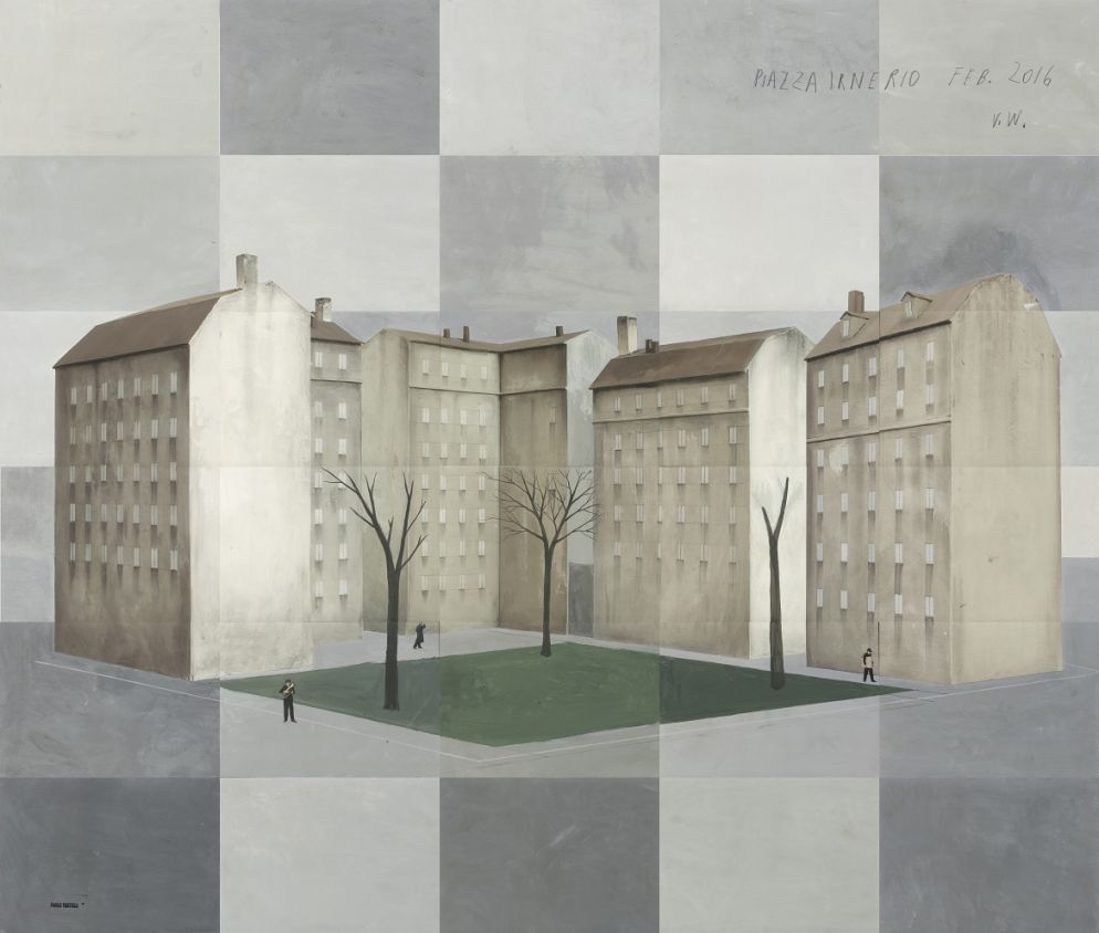 “Piazza Irnerio 2016” (© Paolo Ventura)