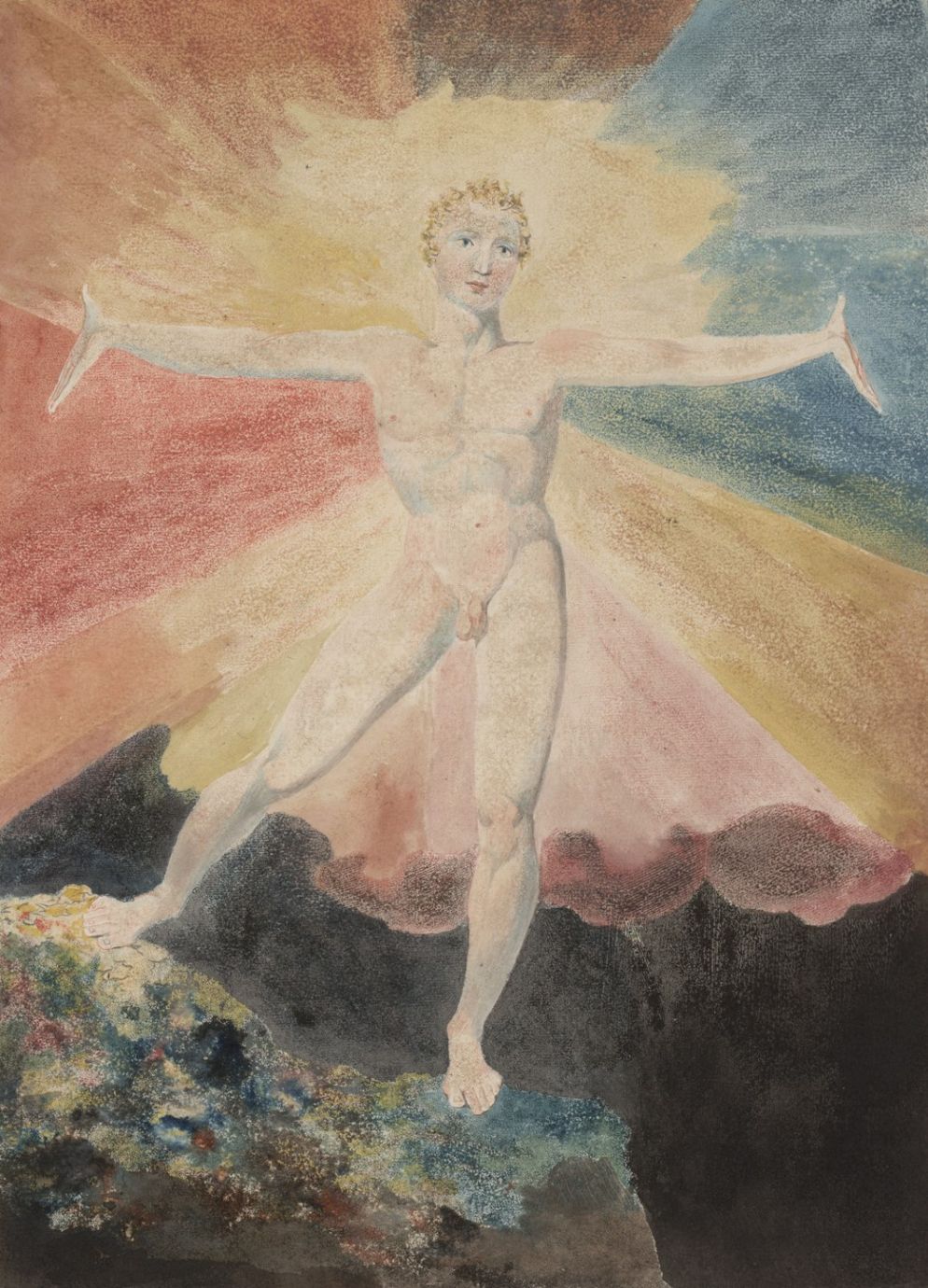 William Blake "Albion Rose", (1793 ca)