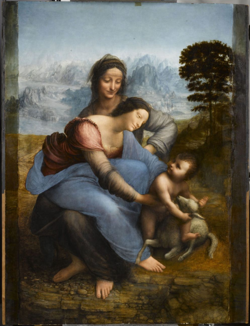 Leonardo da Vinci, "Madonna con il Bambino e sant'Anna" (Parigi, Louvre) - René-Gabriel Ojéda