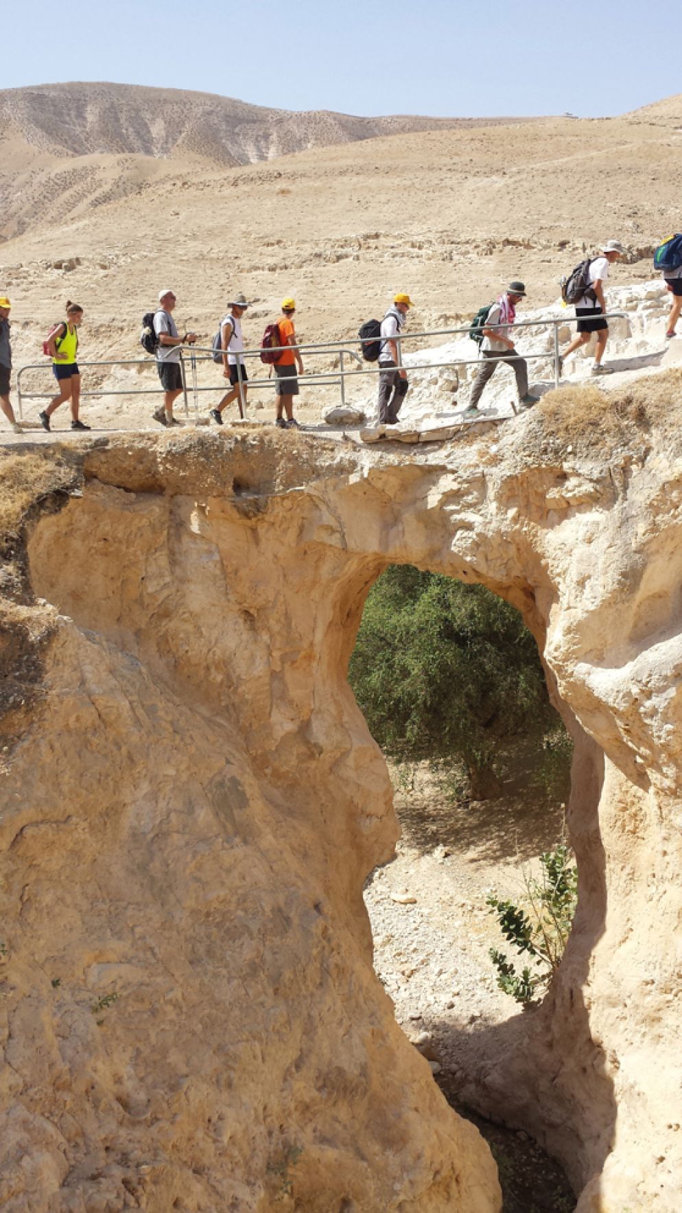 Fra Gerico e Khan al Ahmar, in direzione delle sorgenti di Ain Qelt