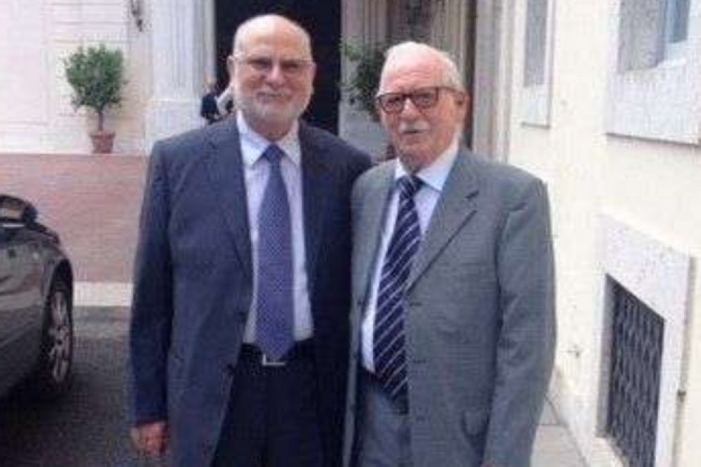 I fratelli di padre Pino Puglisi, Francesco (e sinistra) e Gaetano