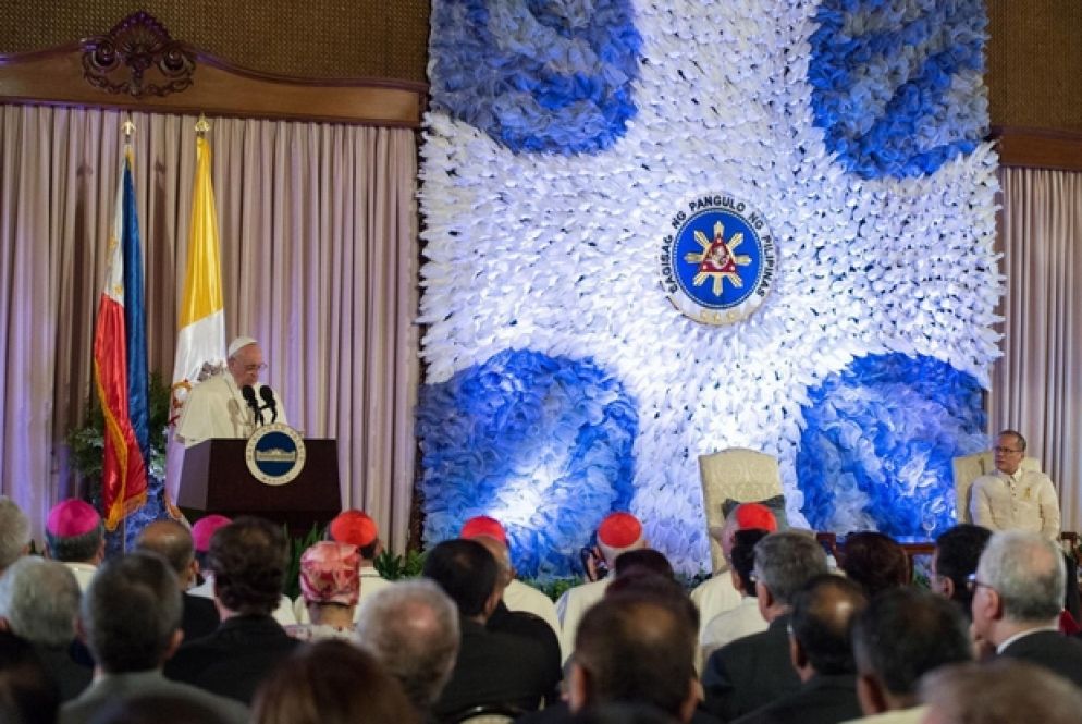 Nel 2015 la visita del Papa nelle Filippine