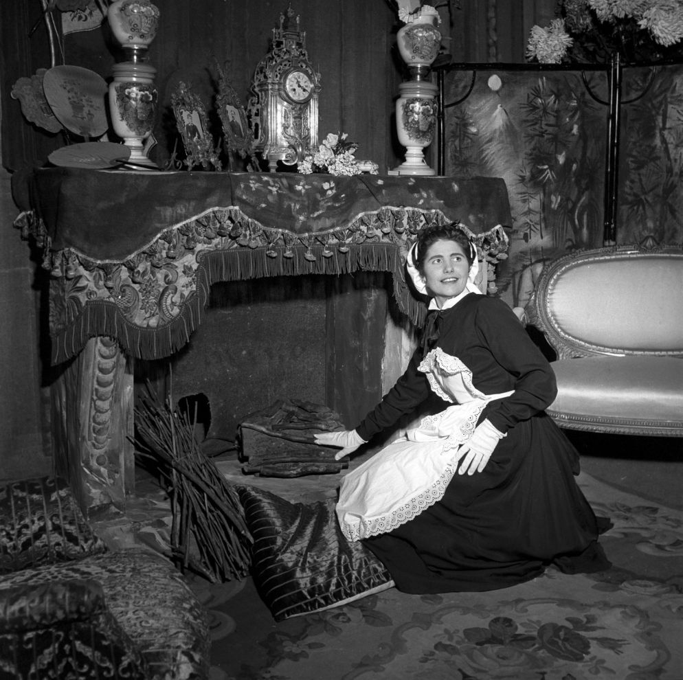 Luisa Mandelli nella "Traviata" alla Scala del 1955 (foto archivio Teatro alla Scala)