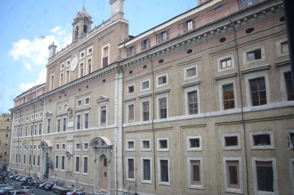 Il liceo Ennio Quirino Visconti in piazza del Collegio Romano