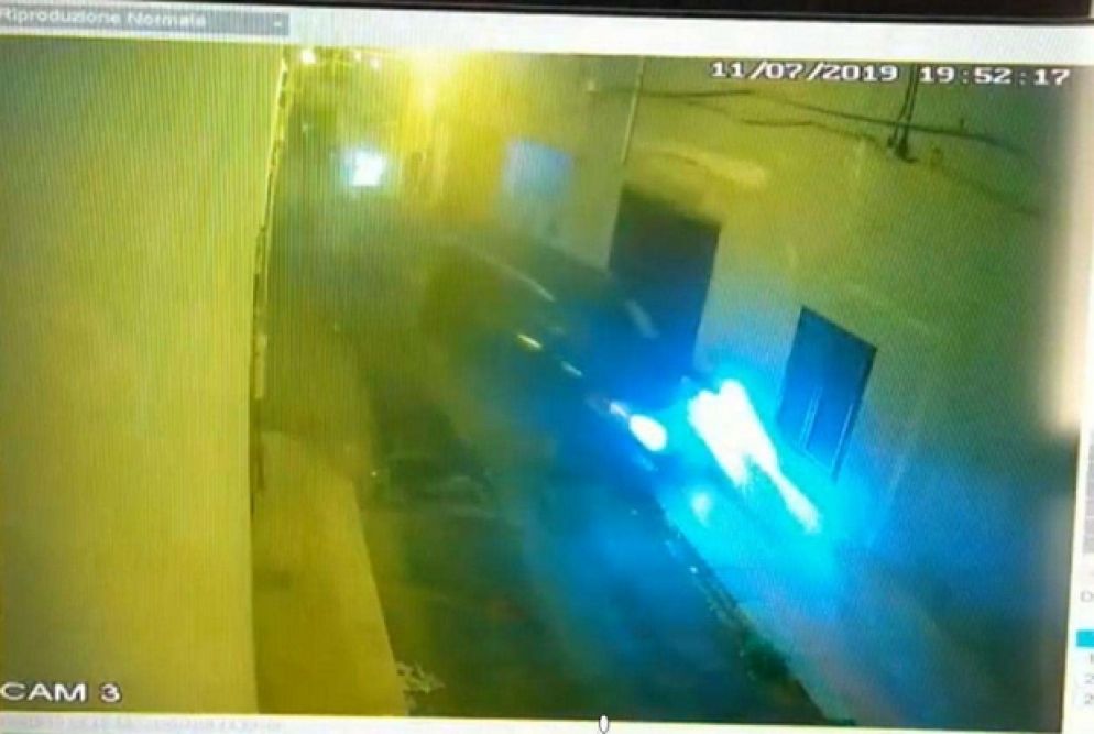 Il momento dello schianto (Ansa)