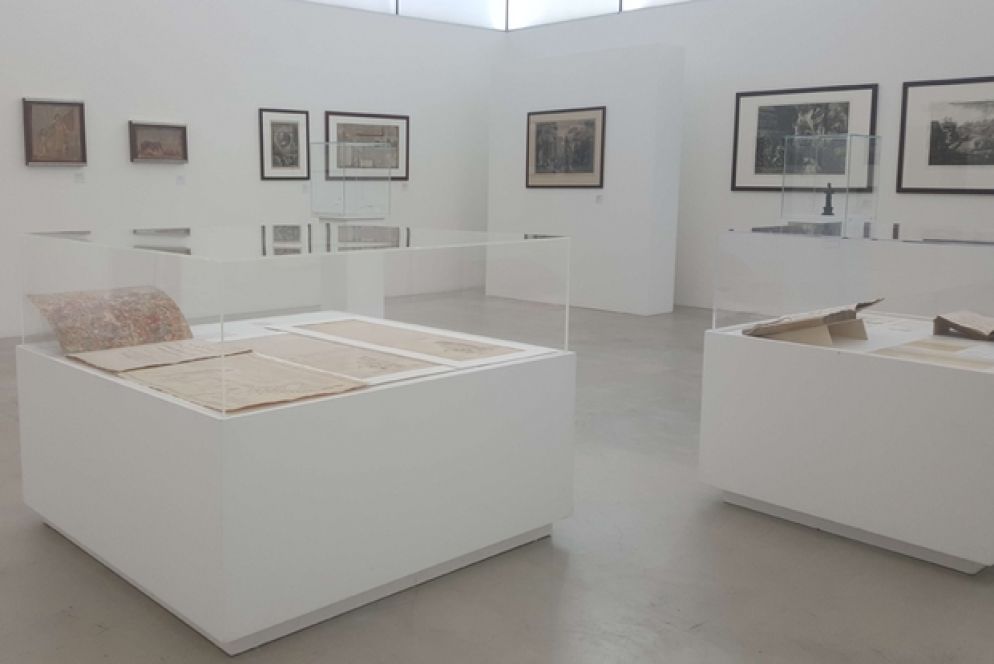 Una stanza della mostra di Chiasso