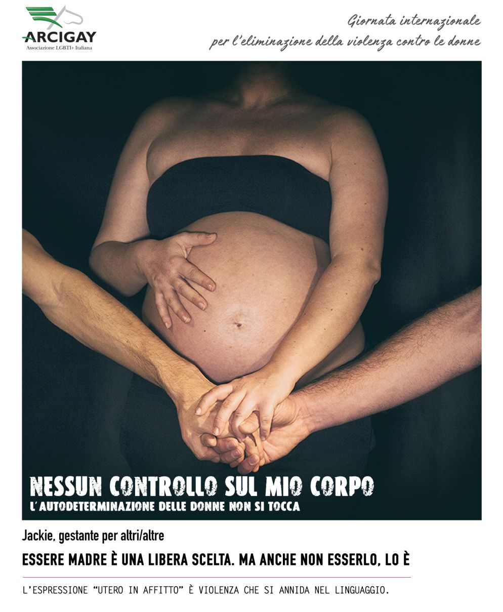 Uno dei cinque manifesti della campagna di Arcigay