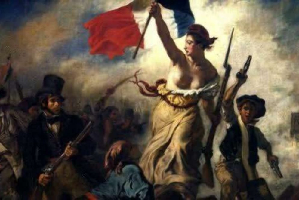 "La Libertà che guida il popolo" di Eugène Delacroix