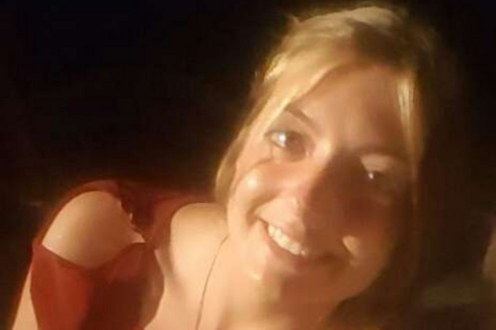 Chiara Mancini, 17 anni, autrice della quinta stazione (“Simone di Cirene aiuta Gesù a portare la croce”).