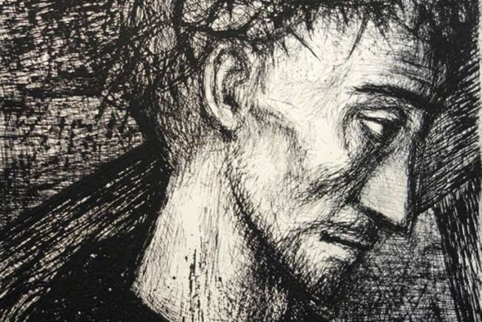 Michel Ciry, "Portamento della Croce" (1956, particolare)