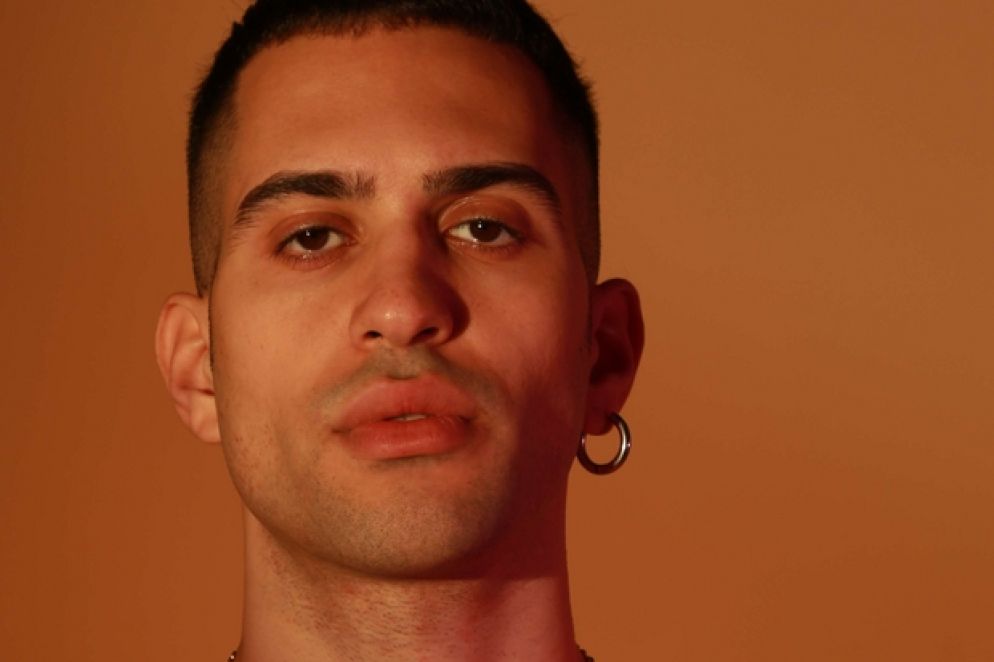Il cantante milanese Mahmood al Festival 2019 con "Soldi" (foto di Attilio Cusani)