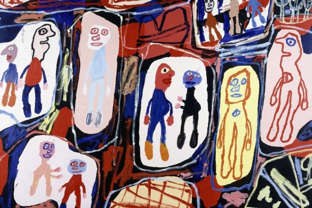 Jean Dubuffet, “Stazione di svago” (1980)
