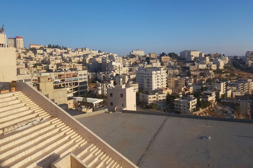 Betlemme con il laboratorio artigianale della Fondazione "Giovanni Paolo II"