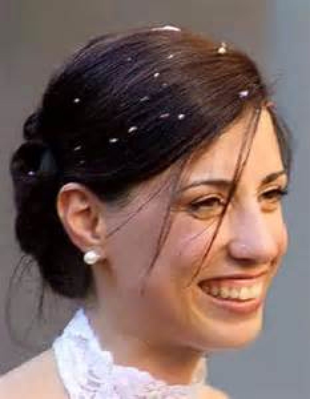 Caterina Morelli il giorno del matrimonio