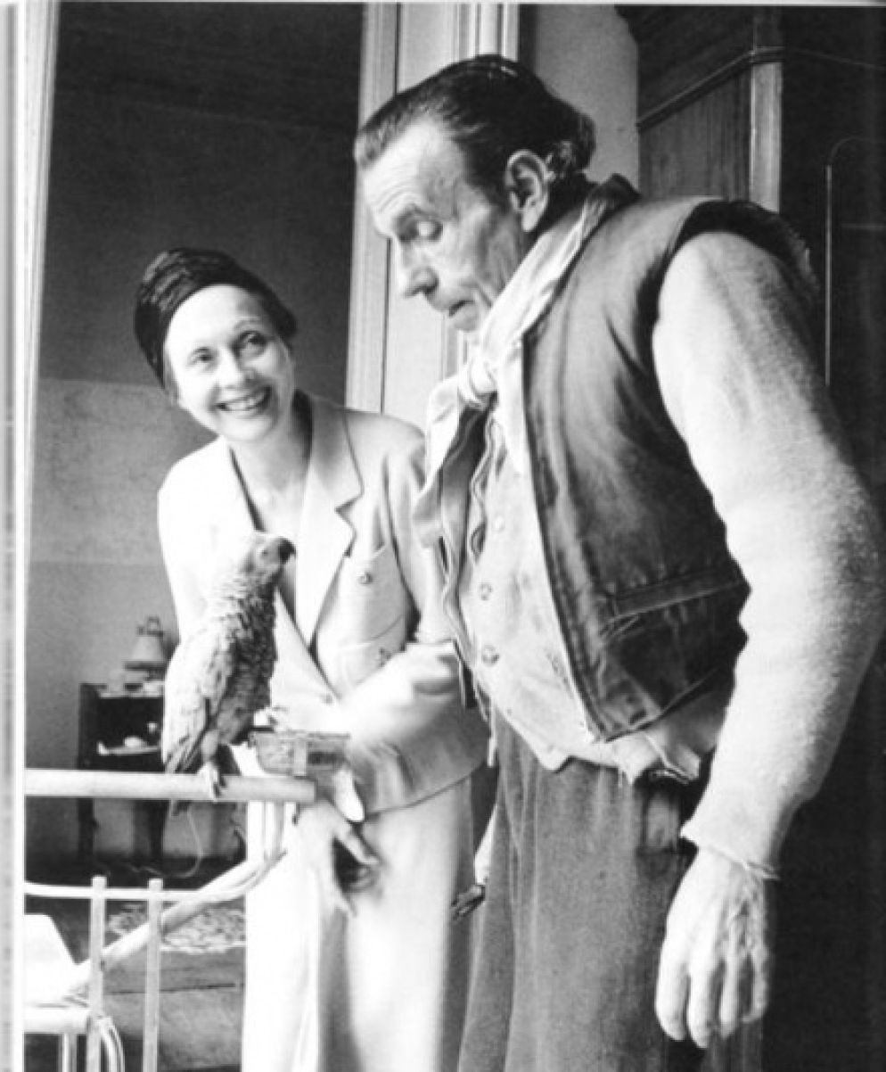 Lucette con Céline a Meudon negli ultimi anni di vita dello scrittore