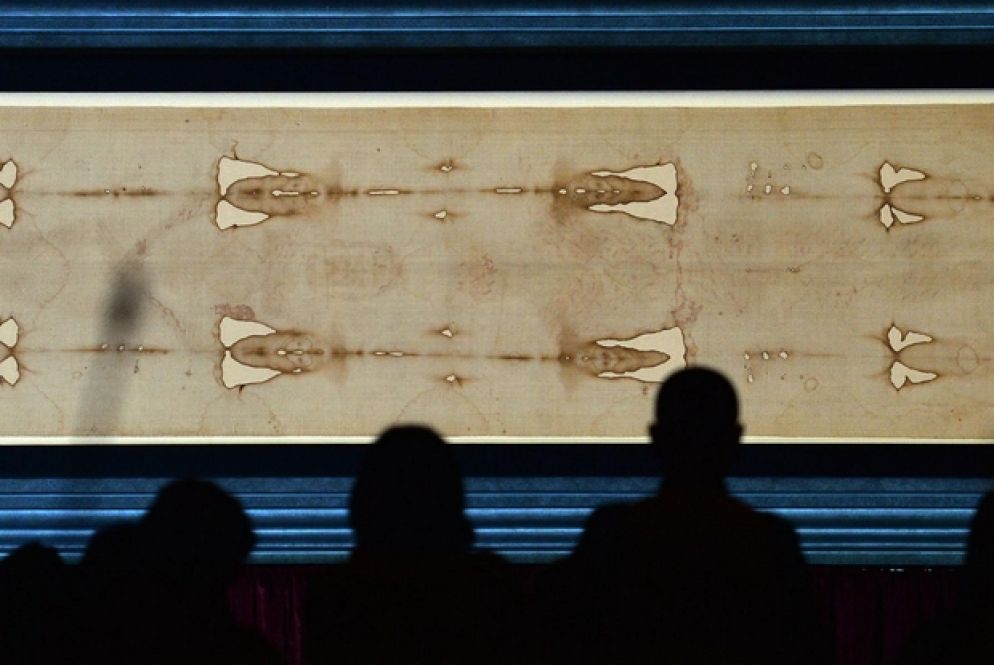 Un'immagine della Sindone