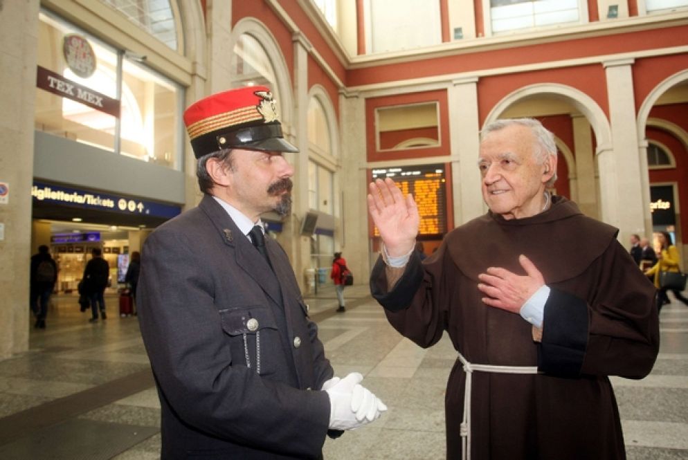 Con il capostazione (Juzzolino)