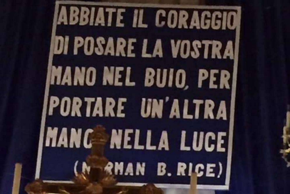 La frase scelta del parroco