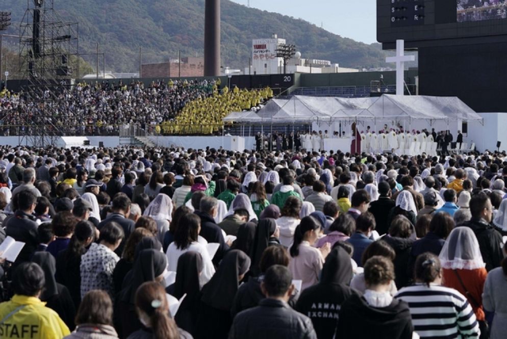 La Messa a Nagasaki (Ansa)