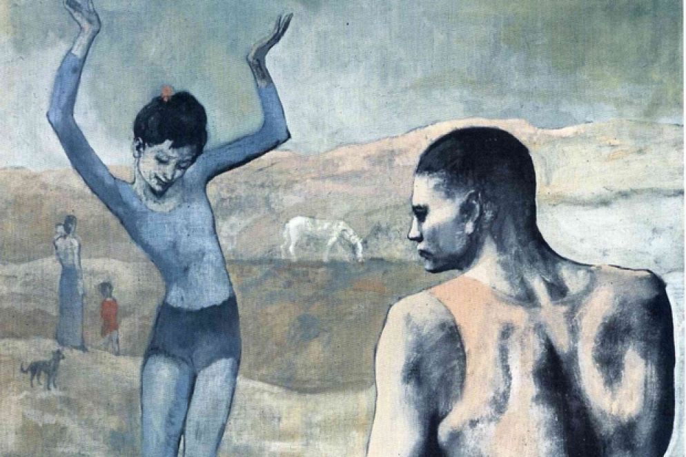 Picasso, «L’acrobata sulla palla» (1905, particolare)