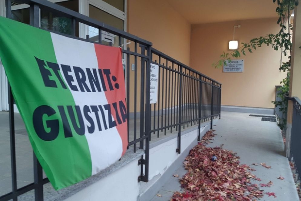 L'ingresso dell'hospice di Casale, al momento chiuso per lavori