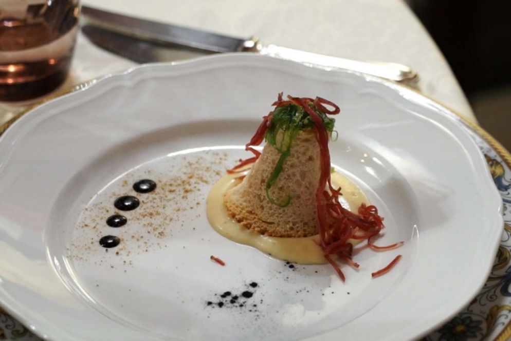 Uno dei piatti dello chef Simone Ciccotti