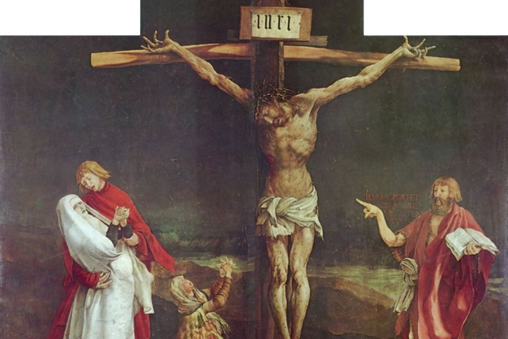 Matthias Grunewald, "Crocifissione"