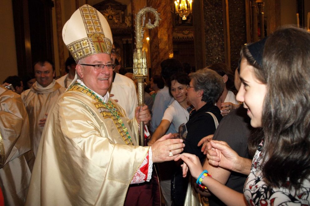 L'ingresso di Bassetti a Perugia nel 2009