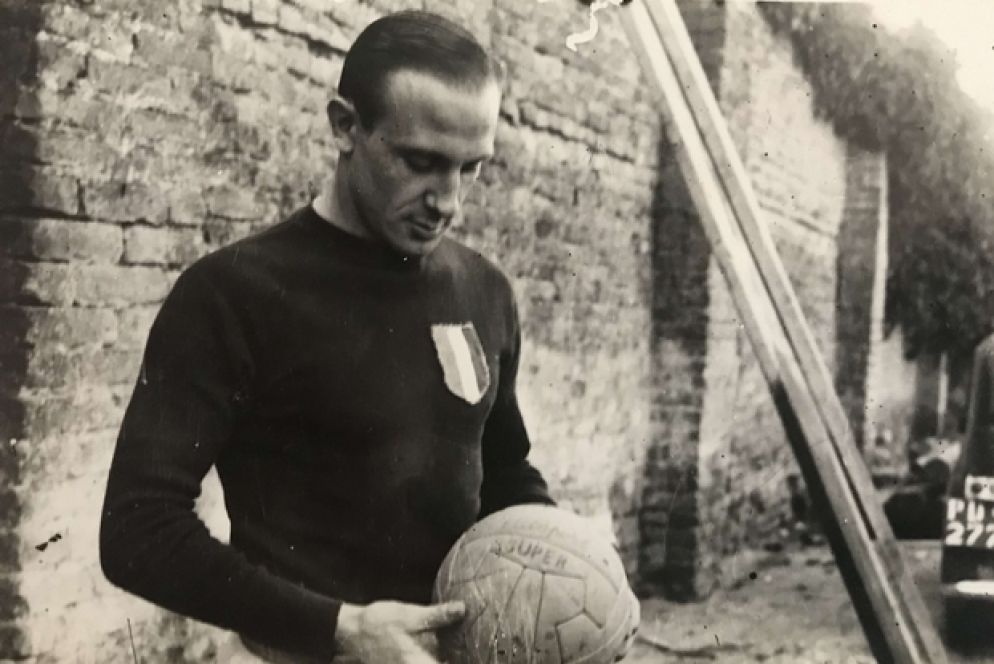 Aldo Ballarin in una foto di famiglia (foto Museo Aldo e Dino Ballarin)