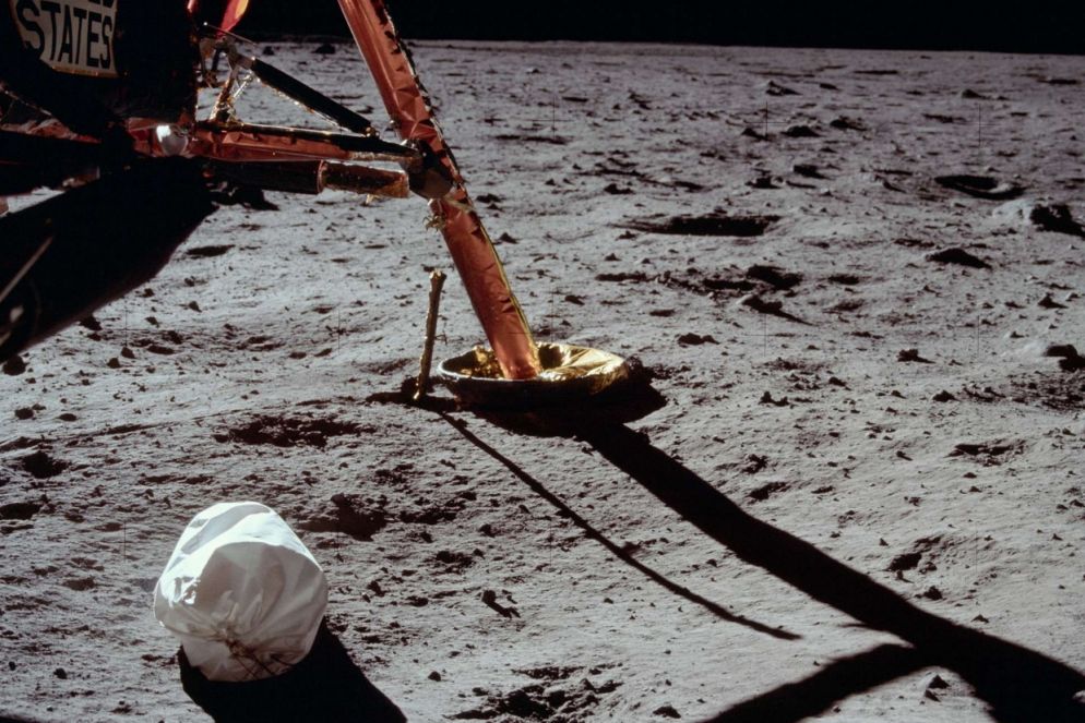 Particolare del modulo lunare (Foto Nasa)