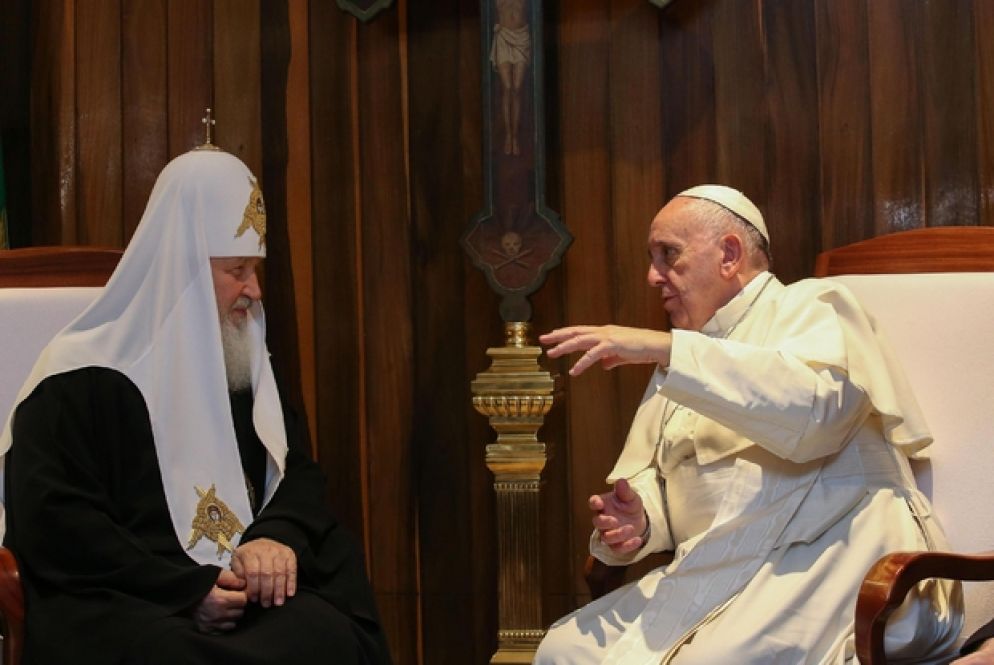 Lo storico incontro con Kirill a Cuba nel 2016