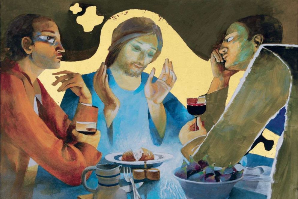 Arcabas, Pellegrini di Emmaus, 2006
