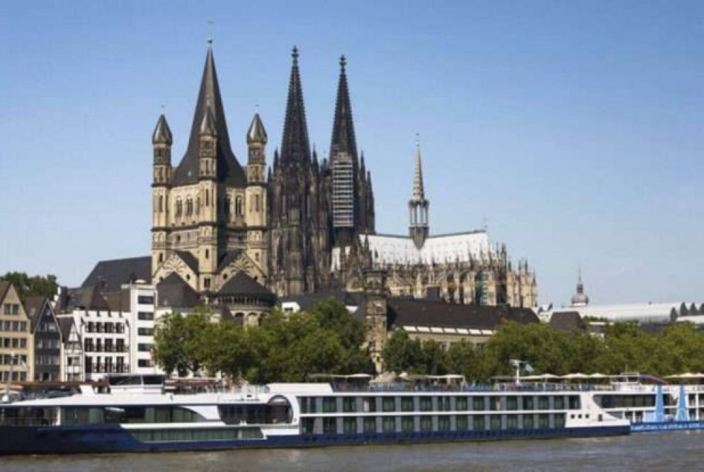 Una vista della cattedrale di Colonia