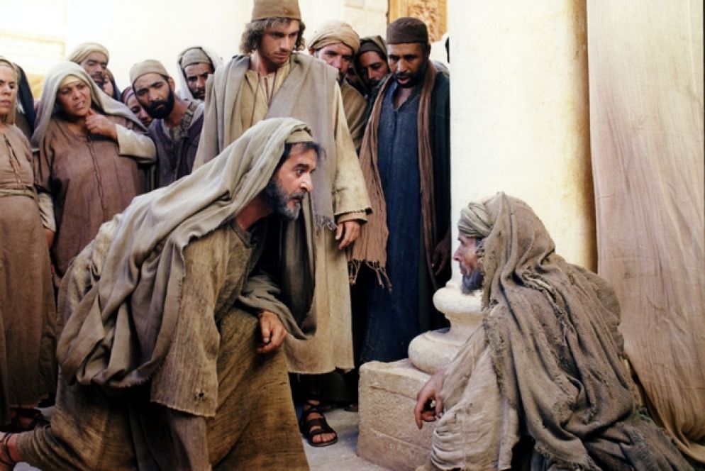 Ennio Fantastichini nel ruolo di San Pietro nel "San Paolo" della Lux Vide