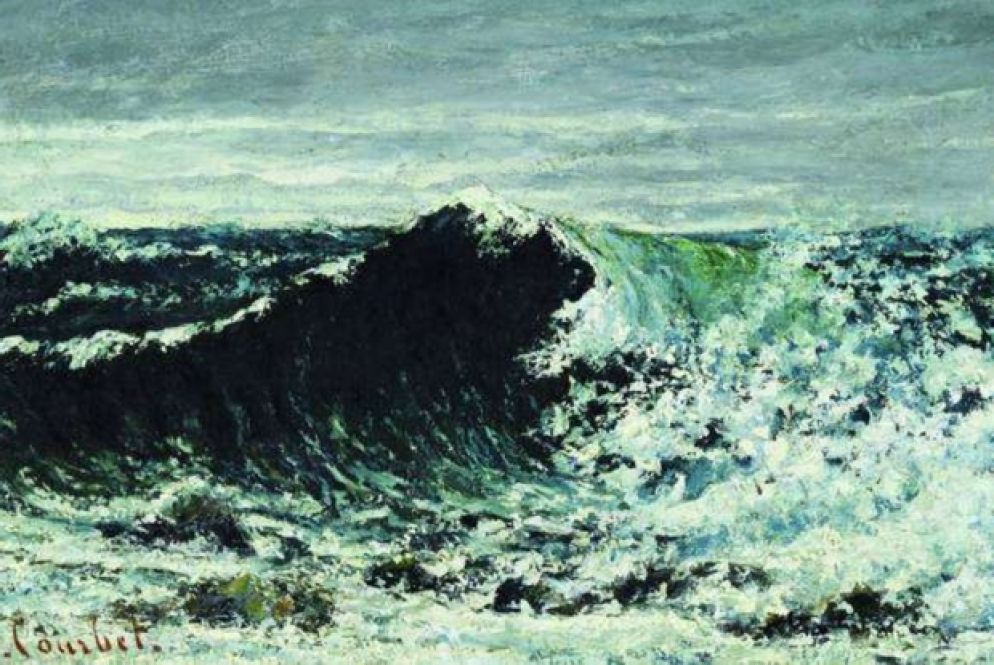Gustave Courbet, "L'onda" (1869 c.)