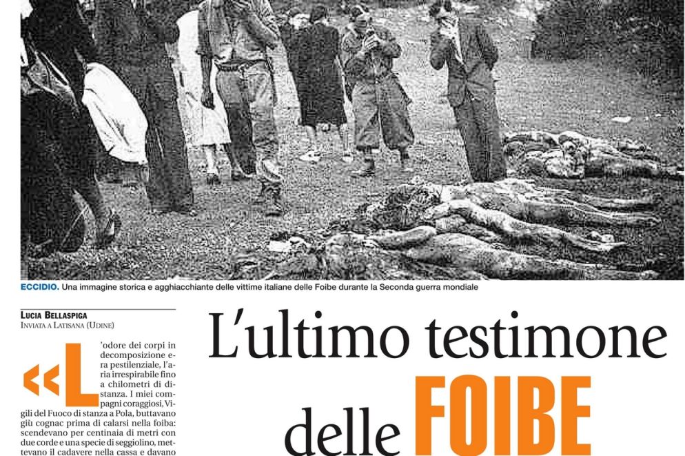 La pagina di Avvenire che aveva reso nota la testimonianza di Giuseppe Comand due anni fa. Pochi giorni dopo il capo dello Stato Sergio Mattarella gli conferì l'onorificenza di Commendatore al merito della Repubblica - Archivio Avvenire