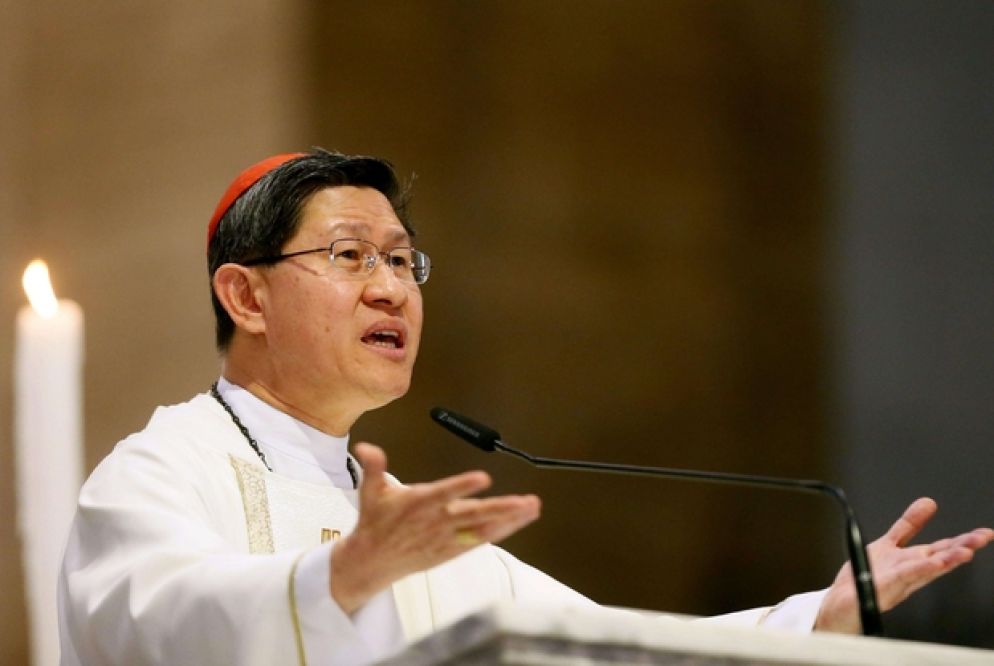 Il cardinale filippino Luis Antonio Tagle - Ansa