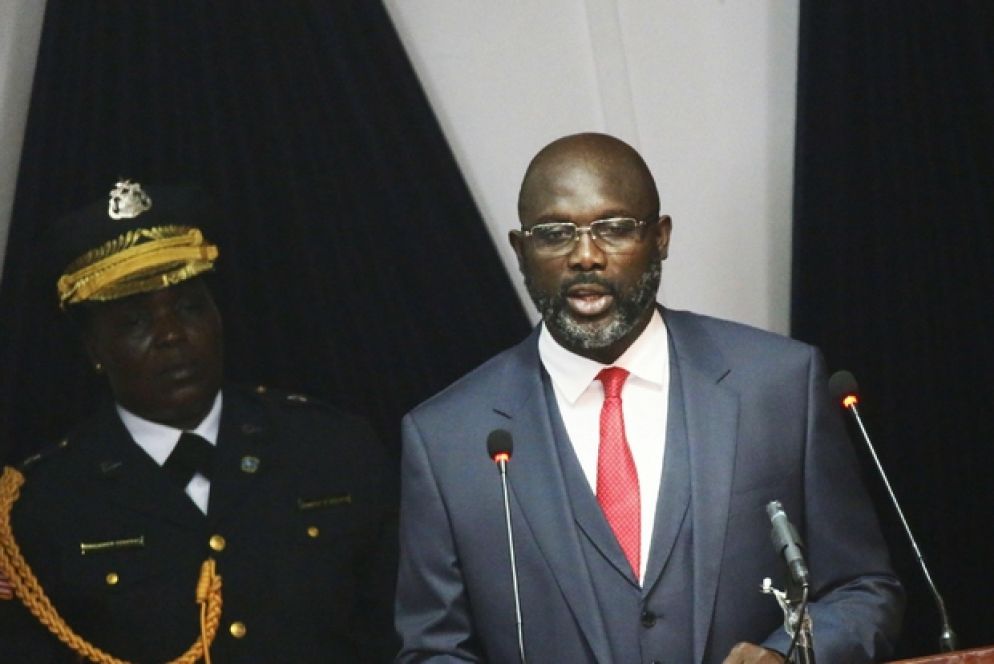 George Weah, dal Milan alla presidenza della Repubblica in Liberia (Ansa)