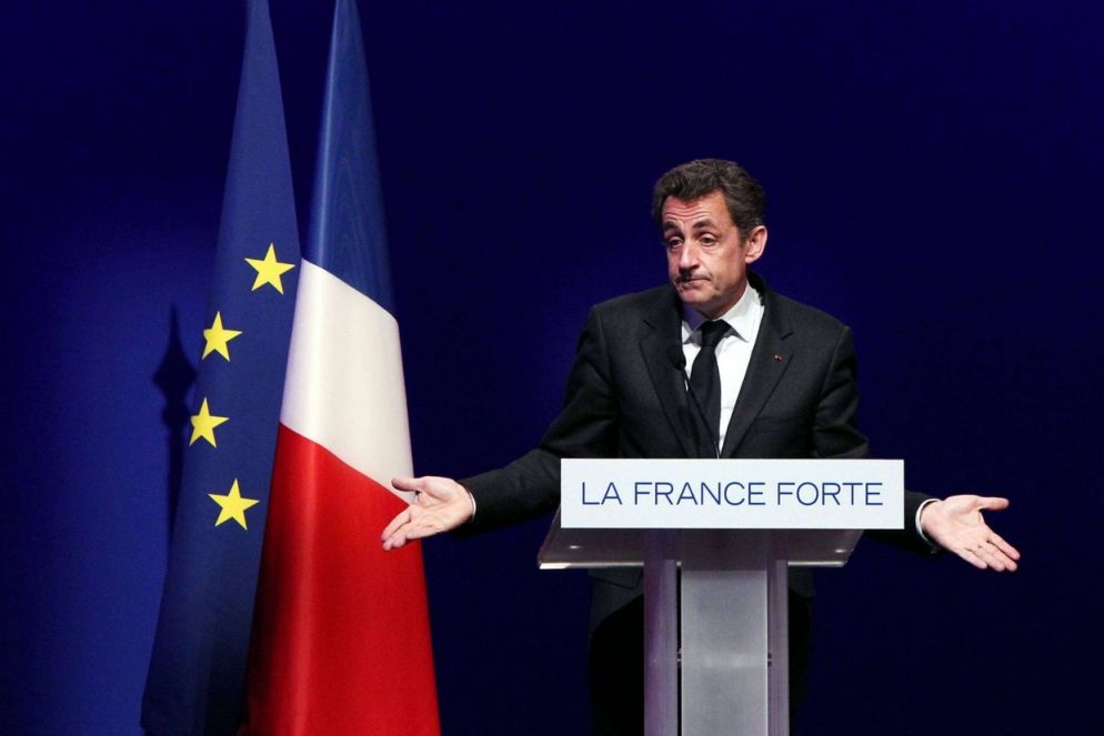 Una foto dell'archivio Fotogramma: Sarkozy nel 2012