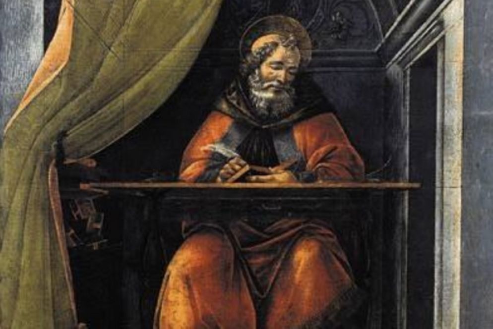 Sant'Agostino nel suo studio, di Sandro Botticelli